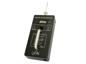 Detector port&aacute;til de vapor de mercurio.